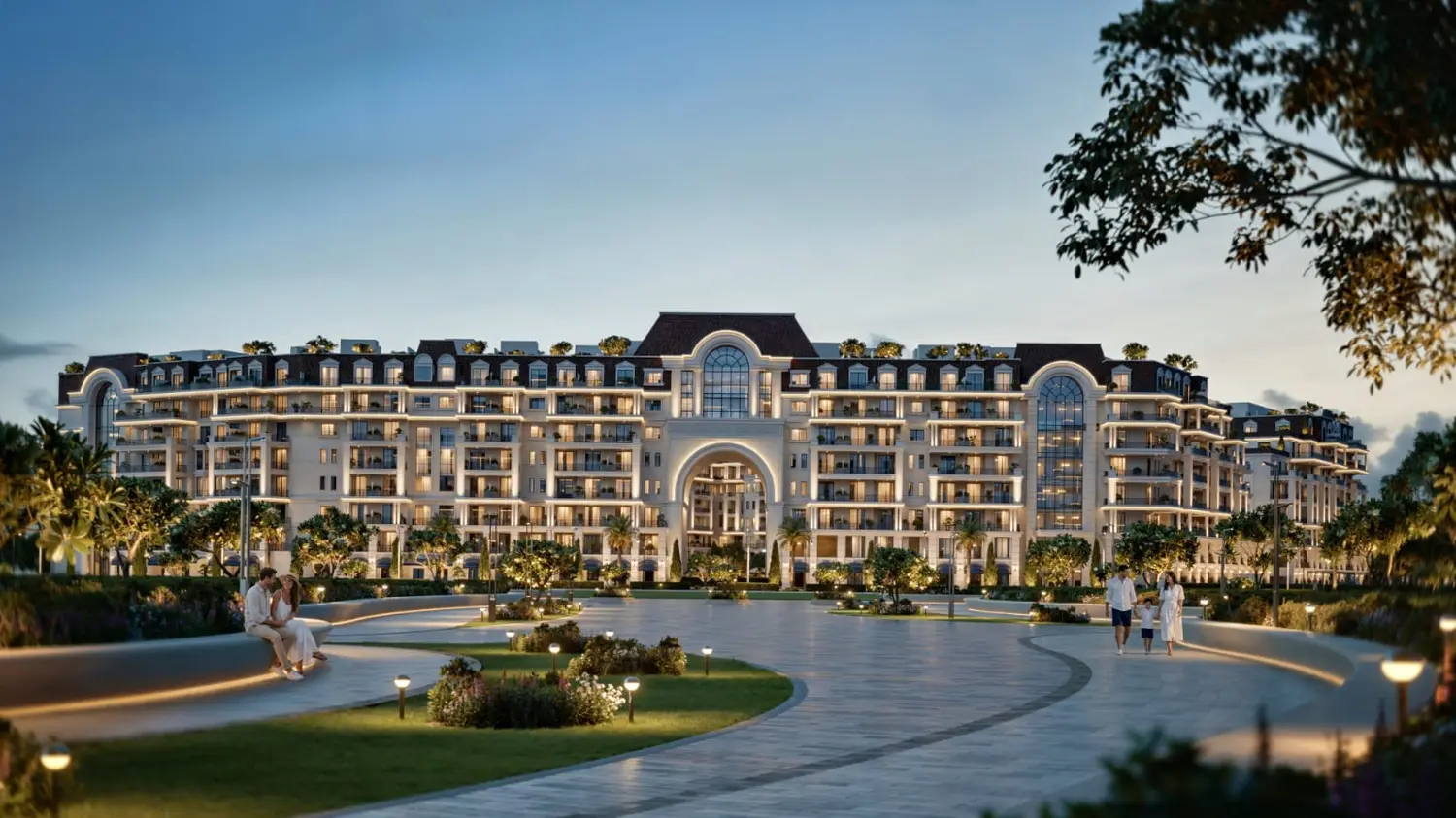 Aerial view of Bab Al Qasr Garden Residence 65