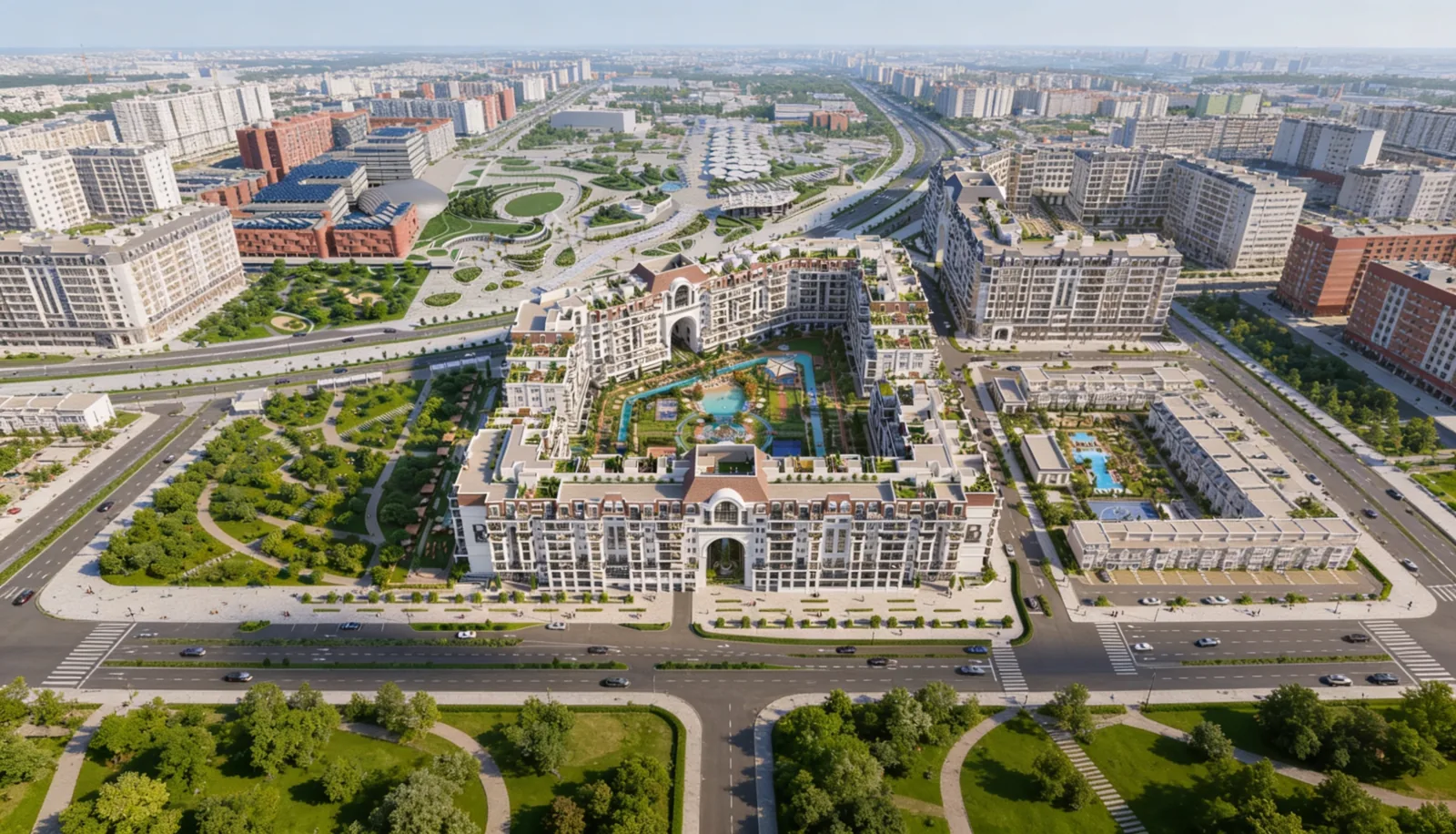 Bab Al Qasr Garden Residence 65 master plan at Masdar City